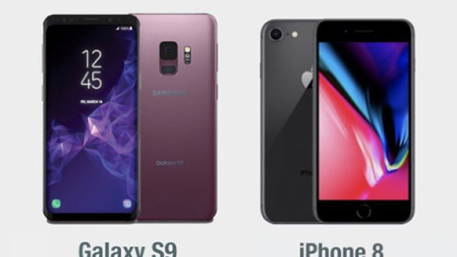 Samsung Galaxy S9 vs Apple iPhone 8