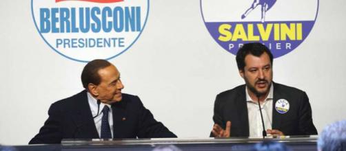 Silvio Berlusconi e Matteo Salvini