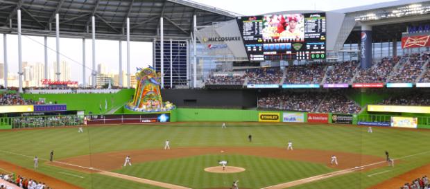 https://en.wikipedia.org/wiki/History_of_the_Miami_Marlins | Marlins vs the Cardinals https://en.wikipedia.org/wiki/History_of_the_Miami_Marlins | Marlins vs the Cardinals
