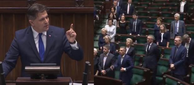 Poseł Prawa i Sprawiedliwości przedstawił stanowisko w sprawie ustawy dezubekizacyjnej. Poseł Prawa i Sprawiedliwości przedstawił stanowisko w sprawie ustawy dezubekizacyjnej.