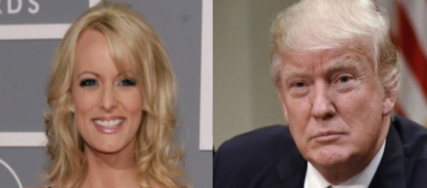Stormy Daniels, Donald Trump, via Twitter Stormy Daniels, Donald Trump, via Twitter