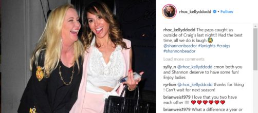 Kelly Dodd shared a photo of her and Shannon Beador out in LA on March 7th. (Image: Instagram/Kelly Dodd)