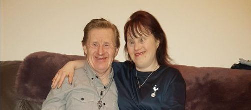 Tommy and Maryanne Pilling share 23 years together, Tommy's 60th birthday, and socks for World Down Syndrome Day. - [Maryanne and Tommy/Facebook]