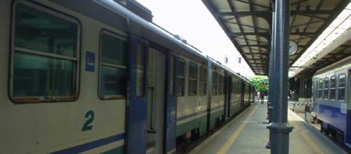 Una stazione ferroviaria italiana