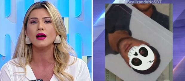 A loira ficou irritada com toda a situação A loira ficou irritada com toda a situação