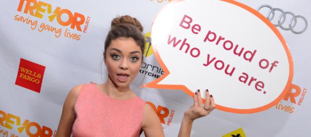 Sarah Hyland at an event in Los Angeles. (Image: Flickr: The Trevor Project) Sarah Hyland at an event in Los Angeles. (Image: Flickr: The Trevor Project)