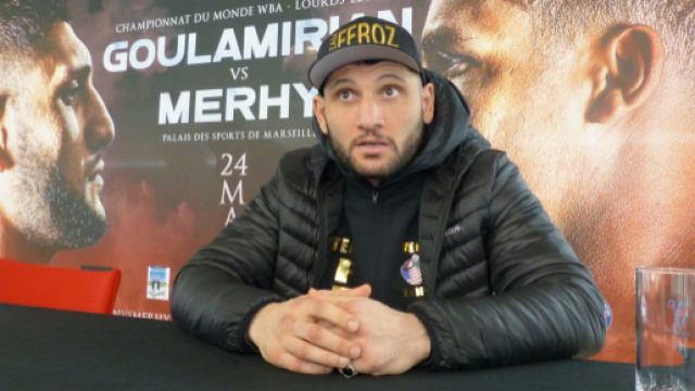 Arsen Goulamirian, le 21 mars 2018 à la Villa Méditerranée, à Marseille (Crédit : Alexandre Boero)