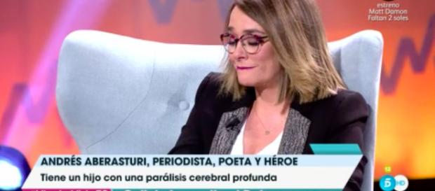 Las lágrimas de Toñi Moreno por el hijo de Andrés Aberasturi - lecturas.com Las lágrimas de Toñi Moreno por el hijo de Andrés Aberasturi - lecturas.com
