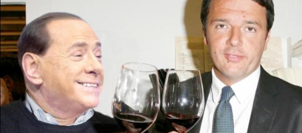 Silvio Berlusconi e Matteo Renzi Silvio Berlusconi e Matteo Renzi