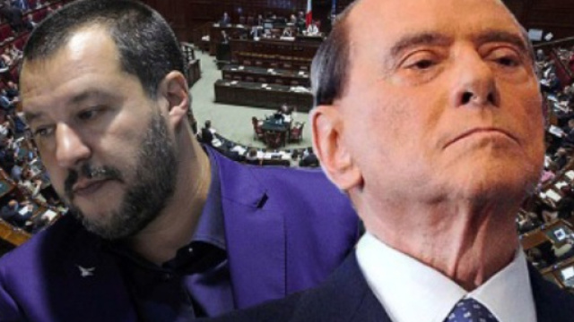 Matteo Salvini e Silvio Berlusconi