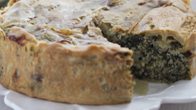 Torta pasqualina con erbette e ricotta