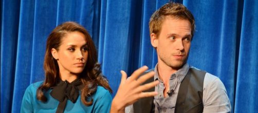 Meghan Markle with co-actor of ‘Suits’ (Image credit – Genevieve, Wikimedia Commons)