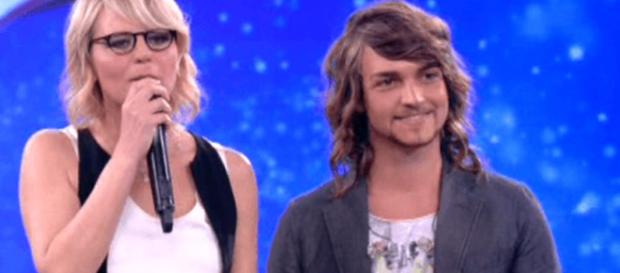 Maria De Filippi e Valerio Scanu Maria De Filippi e Valerio Scanu