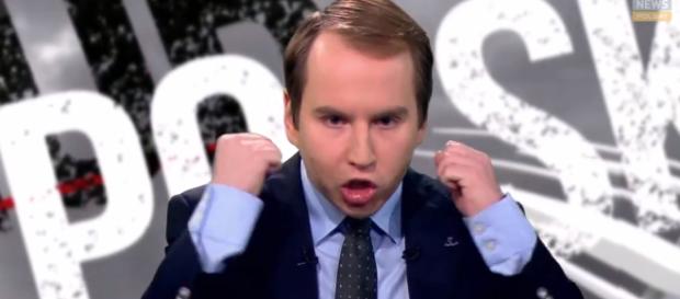 Adam Andruszkiewicz w Polsat News. Adam Andruszkiewicz w Polsat News.