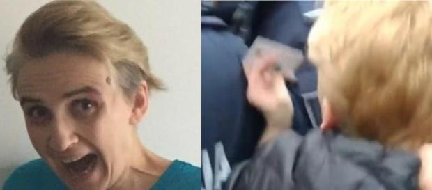 Joanna Scheuring-Wielgus w akcji. Joanna Scheuring-Wielgus w akcji.