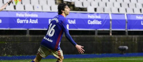 Fabbrini conduce el balón. Foto: Laura Caraduje