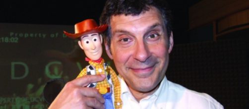 Fabrizio Frizzi e il suo Woody di Toy Story