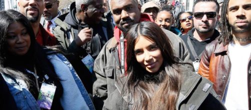 Kim Kardashian and Kanye West Bring North West to March of Our ... - moviemagic.in