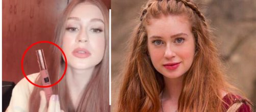 Marina Ruy Barbosa mostra batom antes da cerimônia (Instagram/Reprodução)