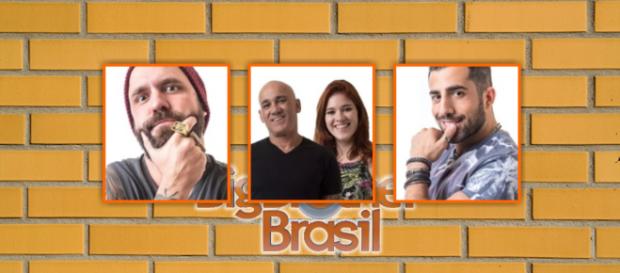 Caruso, família Lima e Kaysar estão no paredão do BBB18. (foto reprodução). Caruso, família Lima e Kaysar estão no paredão do BBB18. (foto reprodução).