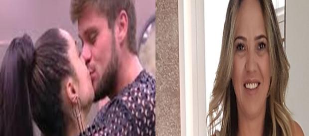Kelly Barbosa afirma sempre desligar a TV ao ver filha indo para o quarto com Breno. Kelly Barbosa afirma sempre desligar a TV ao ver filha indo para o quarto com Breno.