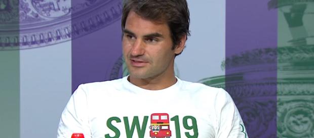 Roger Federer during a press conference at the 2016 Wimbledon/ Photo: screenshot via Wimbledon channel on YouTube Roger Federer during a press conference at the 2016 Wimbledon/ Photo: screenshot via Wimbledon channel on YouTube
