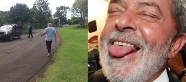 Segurança do Lula Agride repórter da Globo. Segurança do Lula Agride repórter da Globo.