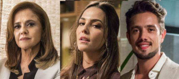 Sophia, Aura e Renato em ''O Outro Lado do Paraíso'' Sophia, Aura e Renato em ''O Outro Lado do Paraíso''