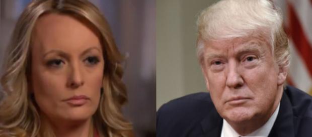 Stormy Daniels, Donald Trump, via Twitter Stormy Daniels, Donald Trump, via Twitter