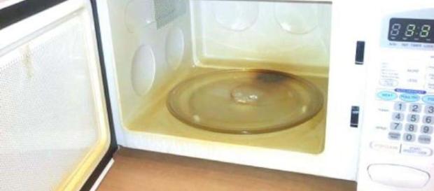 La mayoría de los hogares tienen un horno de microondas, pero a veces las personas ponen cosas que no deberían estar allí La mayoría de los hogares tienen un horno de microondas, pero a veces las personas ponen cosas que no deberían estar allí