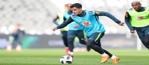 Meia Philippe Coutinho é uma das esperanças do Brasil para a partida contra a Alemanha / Foto: Facebook Oficial CBF Meia Philippe Coutinho é uma das esperanças do Brasil para a partida contra a Alemanha / Foto: Facebook Oficial CBF