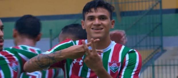 Pedro vem atravessando bom momento no Fluminense (Foto: Reprodução/TV Globo) Pedro vem atravessando bom momento no Fluminense (Foto: Reprodução/TV Globo)