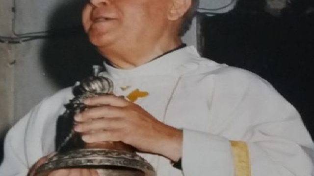 don Calogero La Placa oggi ha festeggiato 70 anni di sacerdozio