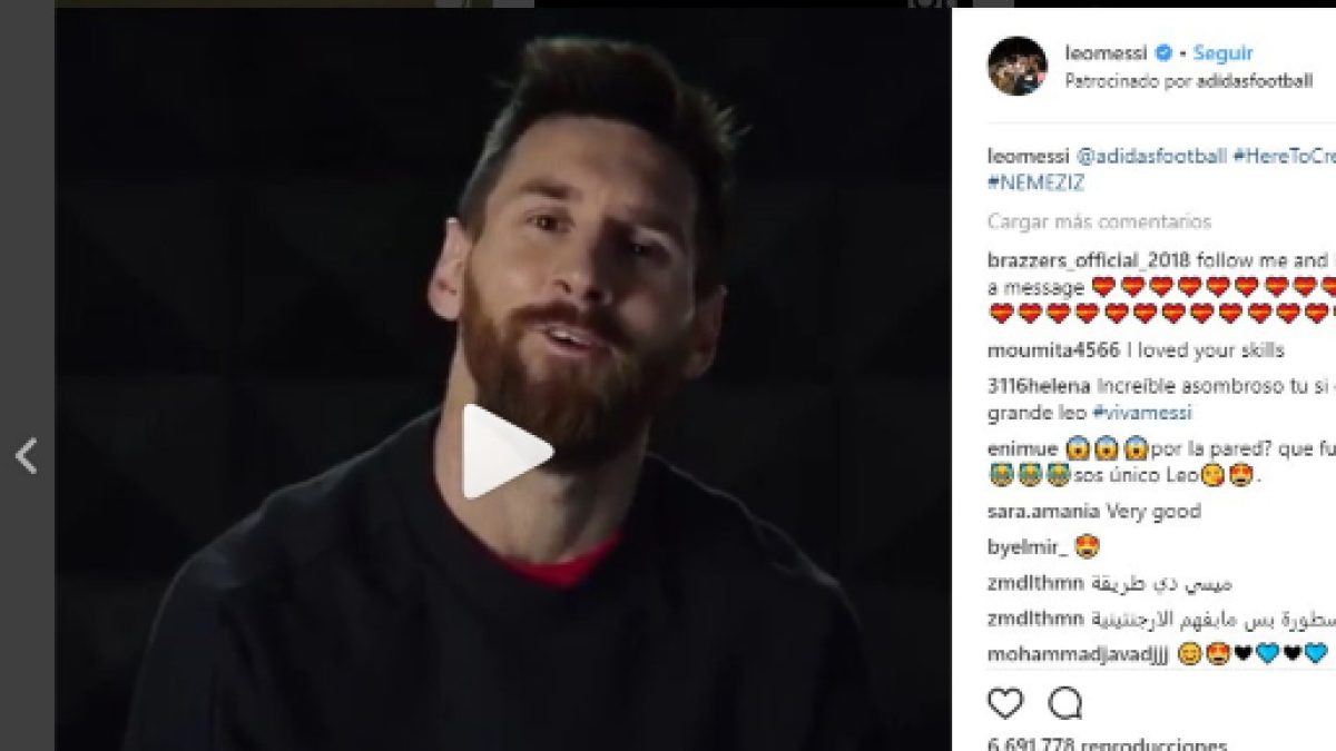 Messi es la imagen del nuevo spot