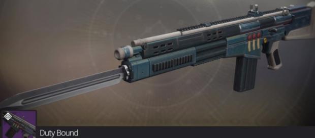 'Destiny 2's' Legendary Auto Rifle Duty Bound - YouTube/Mesa Sean 'Destiny 2's' Legendary Auto Rifle Duty Bound - YouTube/Mesa Sean