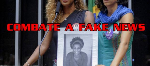 Irmã e namorada da vereadora Marielle Franco. Irmã e namorada da vereadora Marielle Franco.