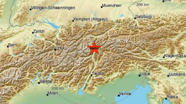 Terremoto nella zona di Vipiteno