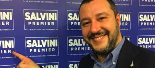 Il leader del centrodestra Matteo Salvini