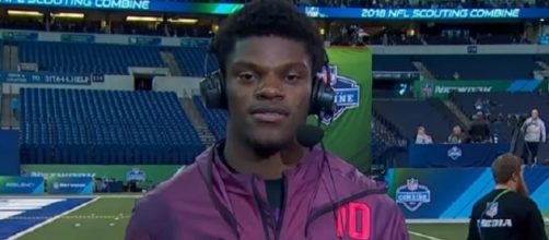 Lamar Jackson throws 59 passes at Louisville pro day (Image Credit: NFL Network/YouTube)