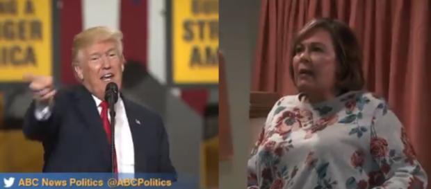 Donald Trump, Roseanne, via Twitter Donald Trump, Roseanne, via Twitter