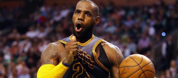 El jugador de baloncesto, Lebron James. El jugador de baloncesto, Lebron James.