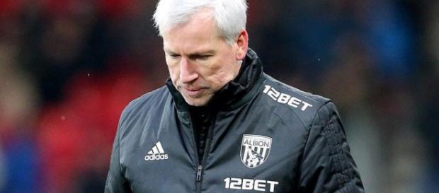 Gone: Alan Pardew become the second West Brom manager to be handed his P45 this season after Tony Pulis. Credit - guernseypress.com Gone: Alan Pardew become the second West Brom manager to be handed his P45 this season after Tony Pulis. Credit - guernseypress.com
