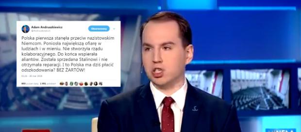Poseł Wolnych i Solidarnych Adam Andruszkiewicz. Poseł Wolnych i Solidarnych Adam Andruszkiewicz.