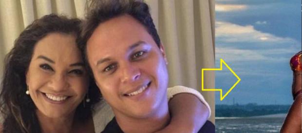 Solange e Jamerson, que reataram recentemente Solange e Jamerson, que reataram recentemente