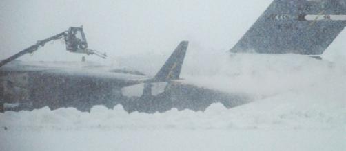 Heavy Snowfall received in many regions. [Image Source: http://www.dover.af.mil]