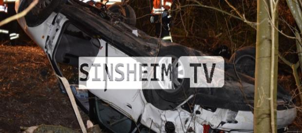 Der Fahrer starb am Unfallort. Foto: SinsheimTV/Buchner Der Fahrer starb am Unfallort. Foto: SinsheimTV/Buchner