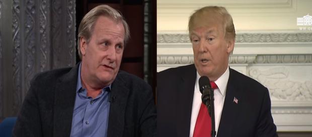 Jeff Daniels, Donald Trump, via YouTube Jeff Daniels, Donald Trump, via YouTube