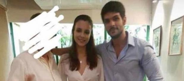 Lucas e Ana Lúcia foram flagrados em um restaurante (SP). (Foto internet) Lucas e Ana Lúcia foram flagrados em um restaurante (SP). (Foto internet)