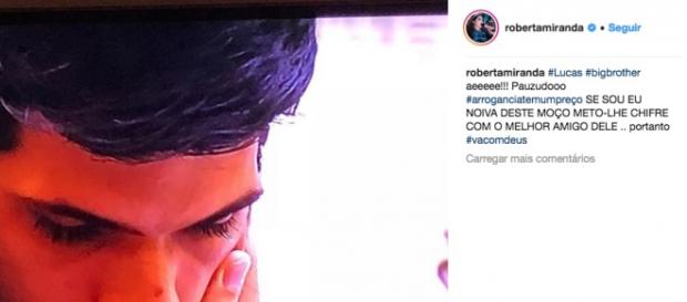 Roberta Miranda voltou a falar de Lucas. (foto reprodução). Roberta Miranda voltou a falar de Lucas. (foto reprodução).