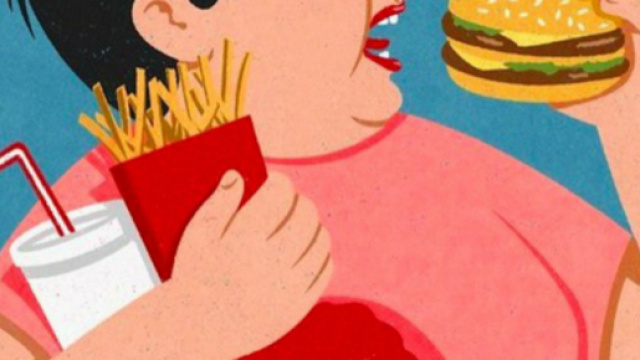 Obesity Illustrion - Pinterest